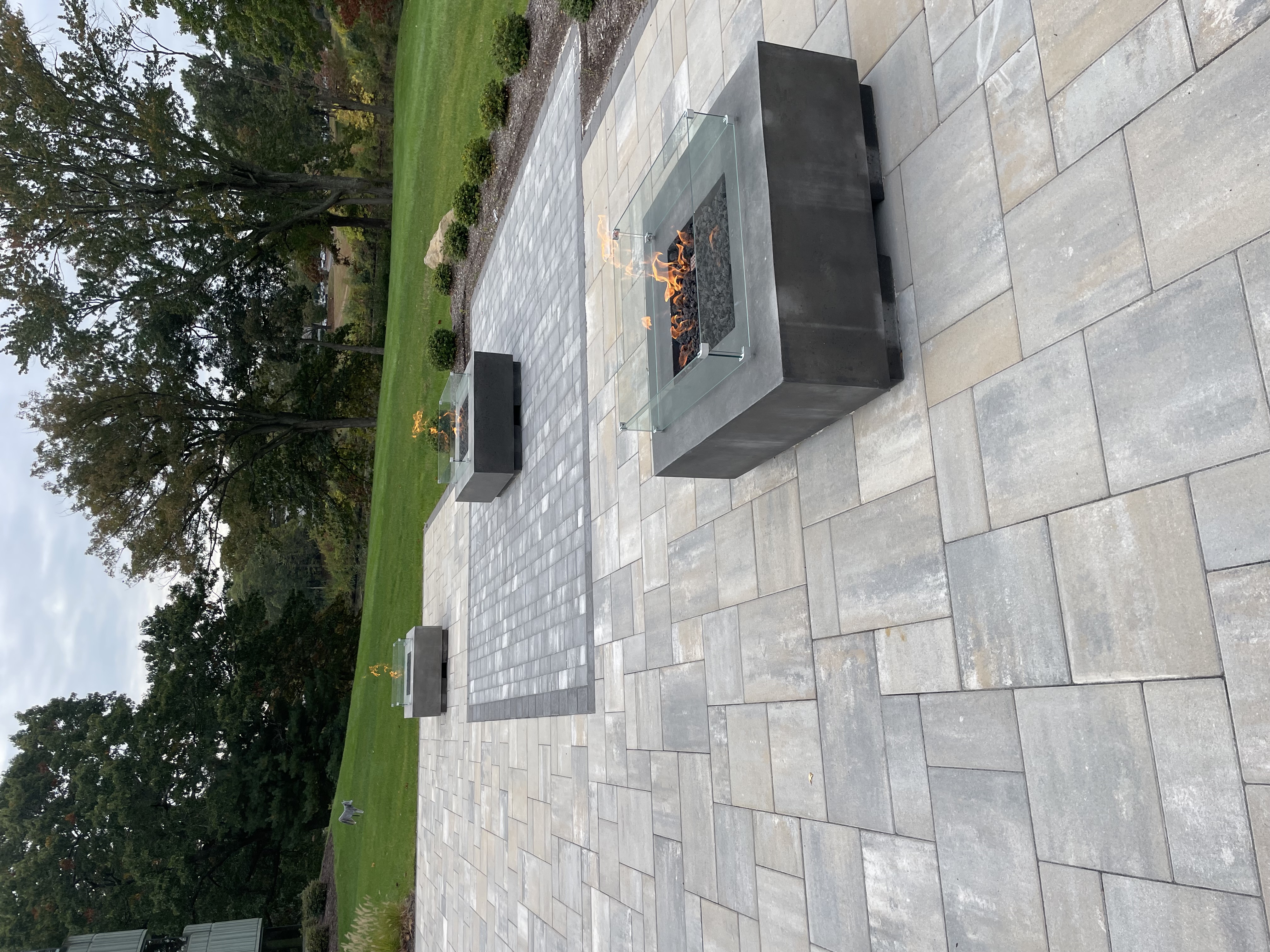 Fire feature installation